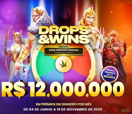 Bônus boas-vindas 15win R$100